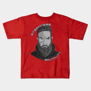 A man with a beard Kids T-Shirt